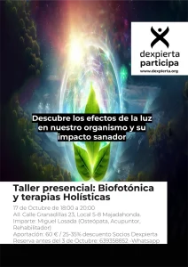 Taller Biofotónica y terapias Holísticas