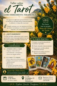 Taller el tarot evolutivo como herramienta terapéutica.